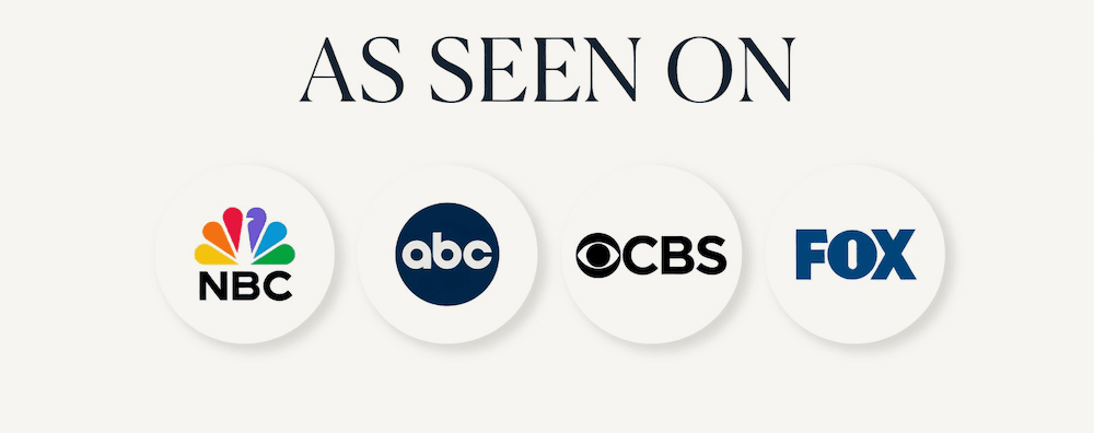 As seen on NBC, ABC, CBS and FOX